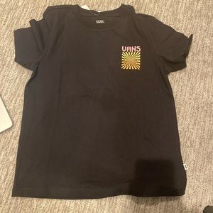 Vans black and multi colored t-shirt